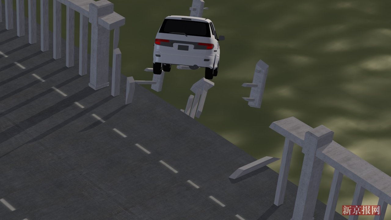 3D：女子开车坠河5子女溺亡 汽车落水该怎样自救？